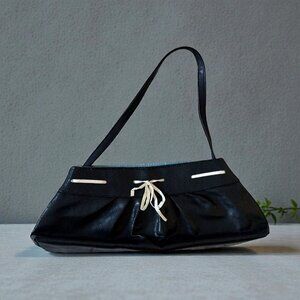 VICTORIAS SECRET Vintage Black Bow y2k Shoulder Bag
